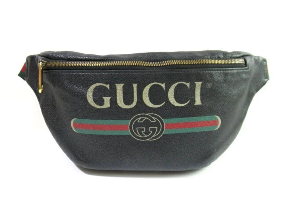 Gucci bag Crossbody belt leather black